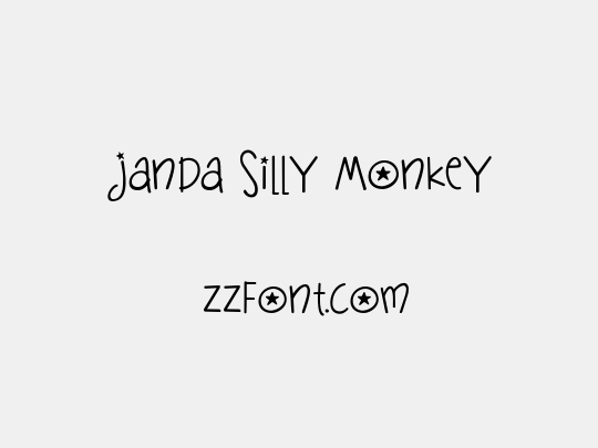 Janda Silly Monkey