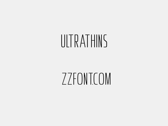 Ultrathins