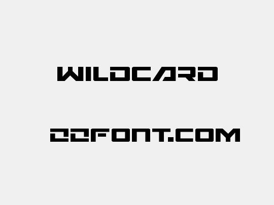 Wildcard