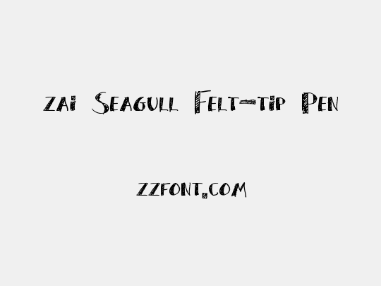 zai Seagull Felt-tip Pen