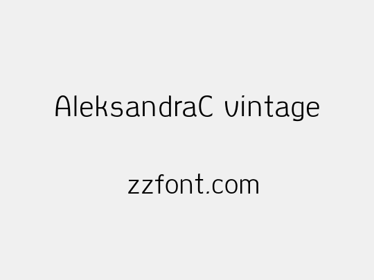 AleksandraC vintage