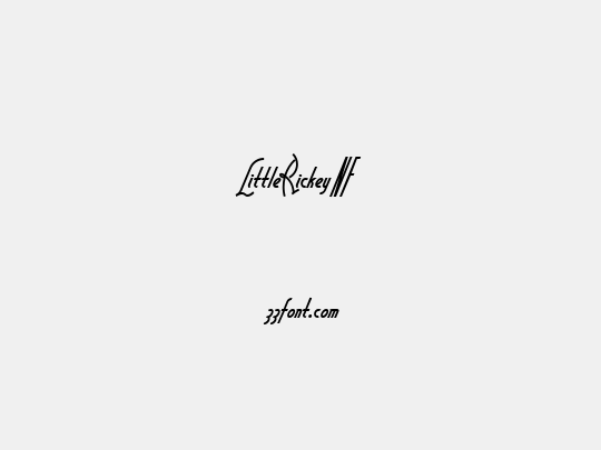 LittleRickeyNF
