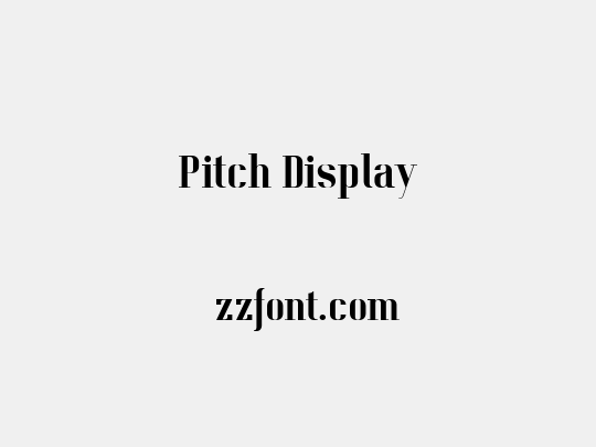 Pitch Display
