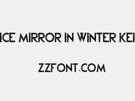 Ice Mirror in Winter Kei