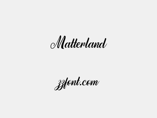 Matterland