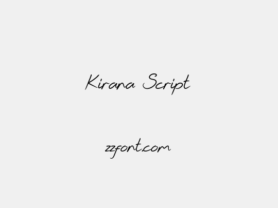 Kirana Script