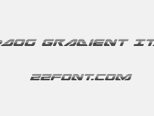 Sea-Dog Gradient Italic