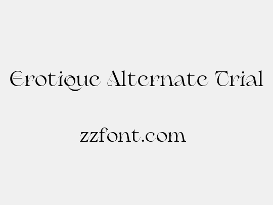 Erotique Alternate Trial