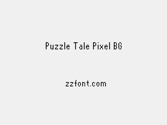 Puzzle Tale Pixel BG