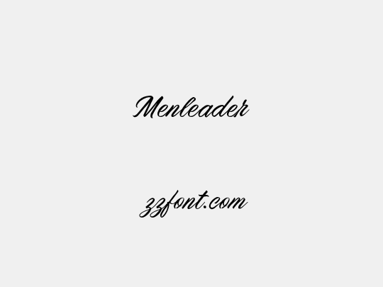Menleader
