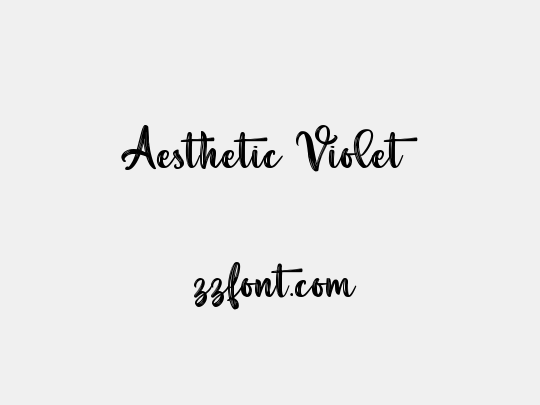 Aesthetic Violet