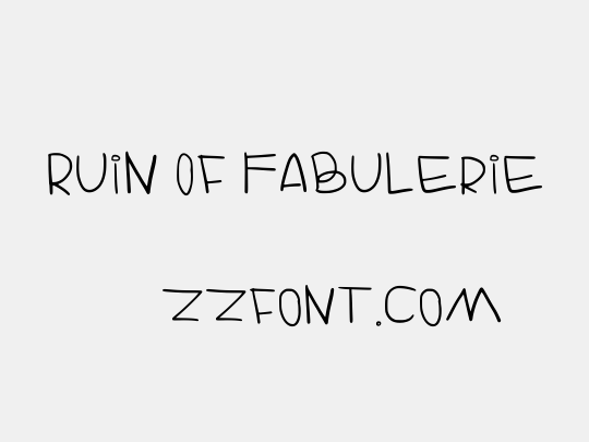 Ruin Of Fabulerie