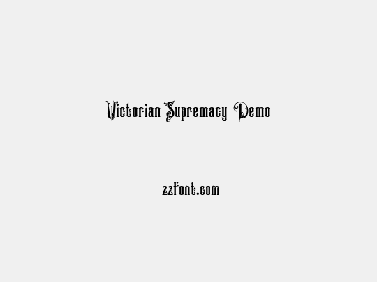 Victorian Supremacy Demo
