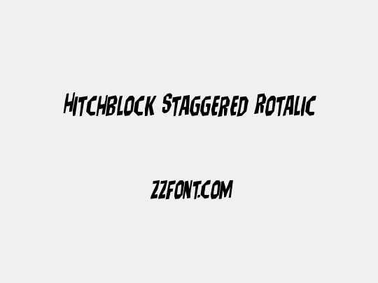 Hitchblock Staggered Rotalic