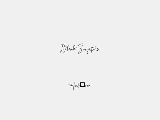 BlackSingature