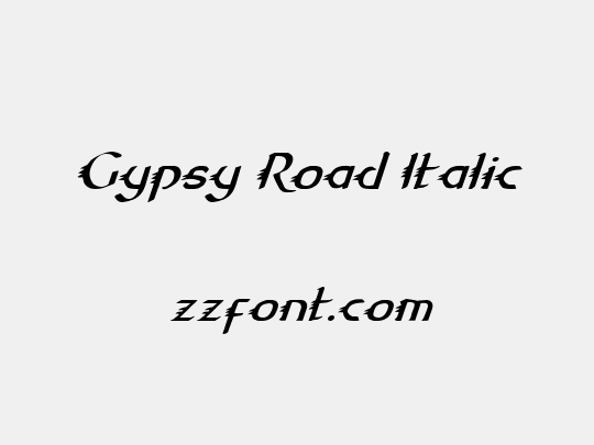 Gypsy Road Italic