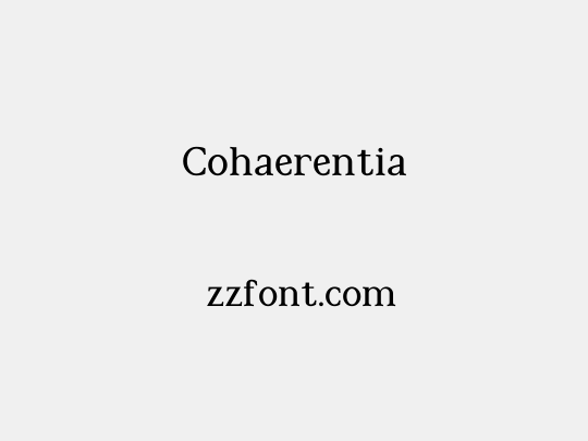 Cohaerentia