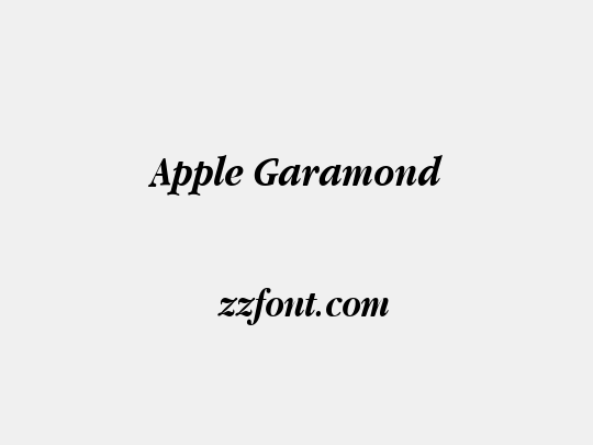 Apple Garamond