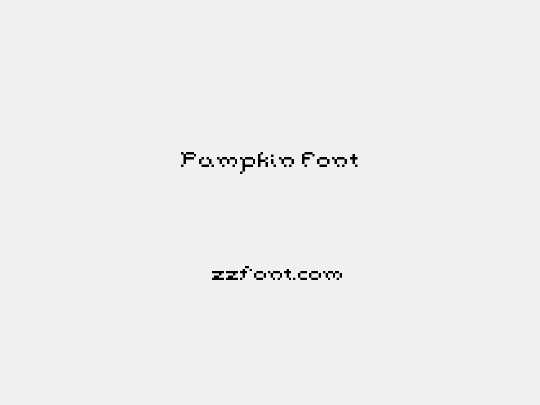 Pumpkin Font