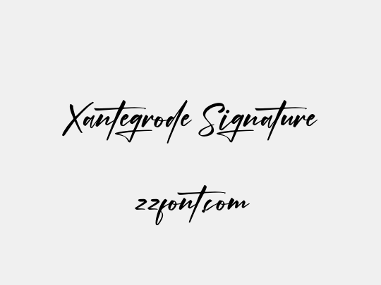Xantegrode Signature