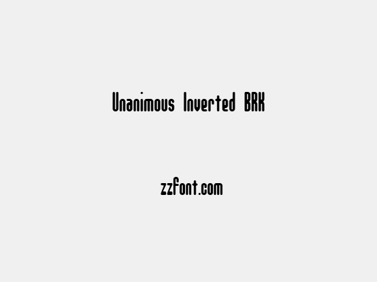 Unanimous Inverted BRK