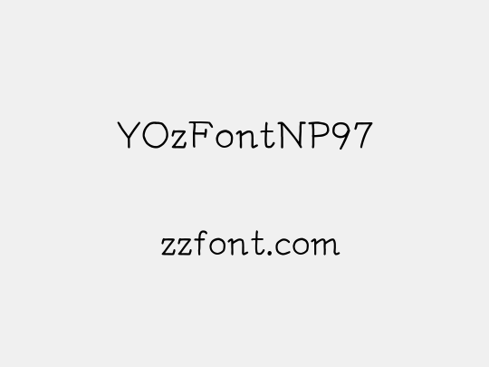 YOzFontNP97