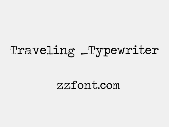 Traveling _Typewriter