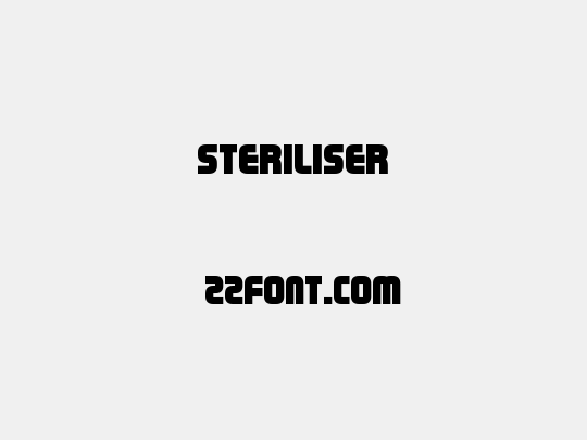 Steriliser