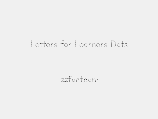 Letters for Learners Dots