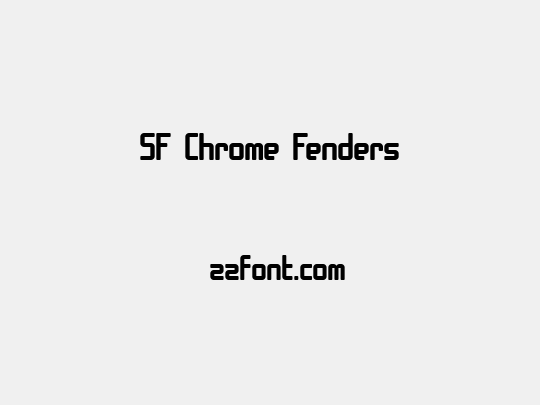SF Chrome Fenders