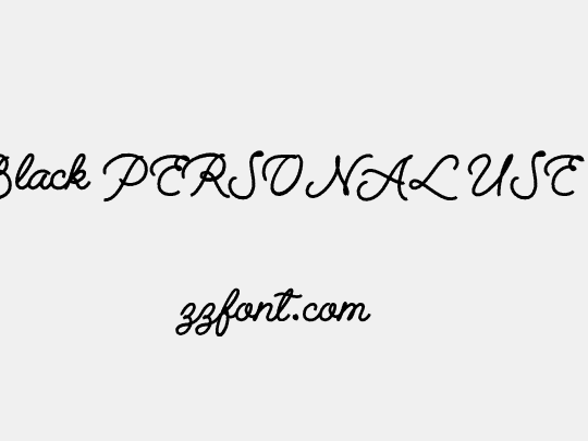 Ropest Black PERSONAL USE ONLY