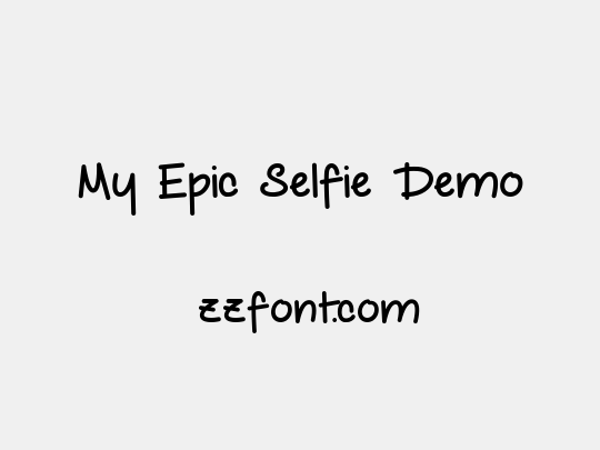 My Epic Selfie Demo
