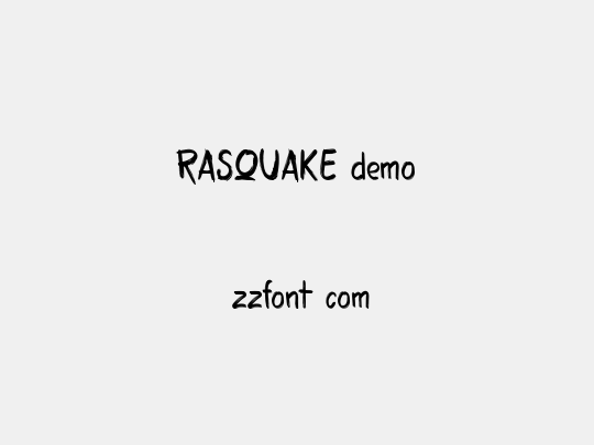 RASQUAKE demo