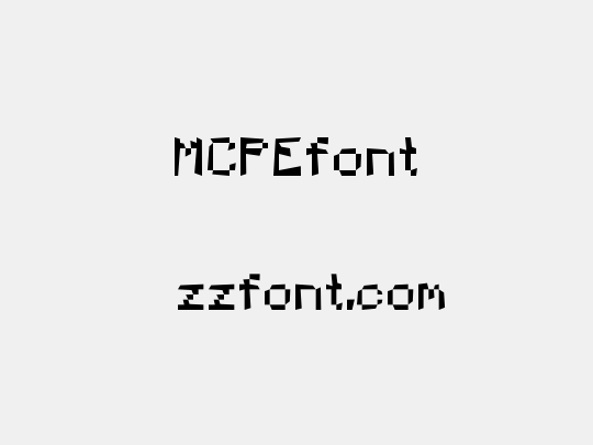 MCPEfont