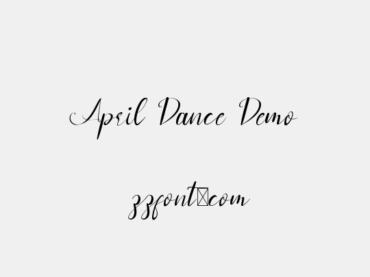 April Dance Demo