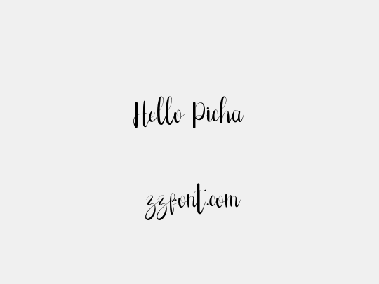 Hello Picha