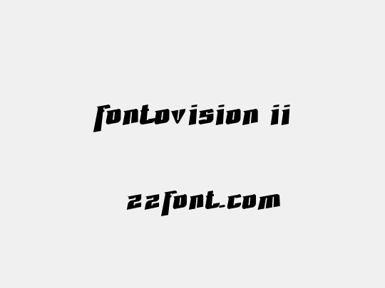 Fontovision II