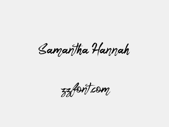 Samantha Hannah