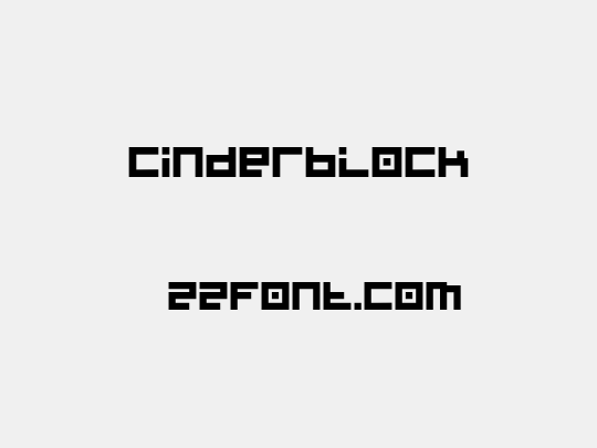 Cinderblock