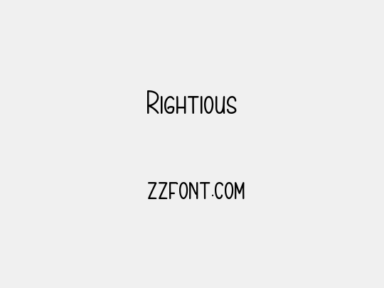 Rightious
