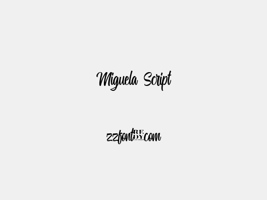 Miguela Script
