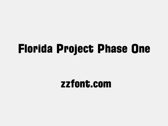 Florida Project Phase One