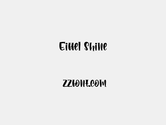 Eiffel Shine