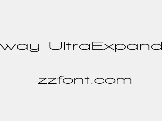 Walkway UltraExpand Bold