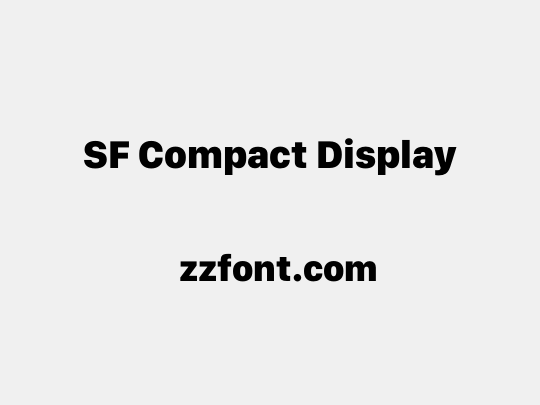 SF Compact Display