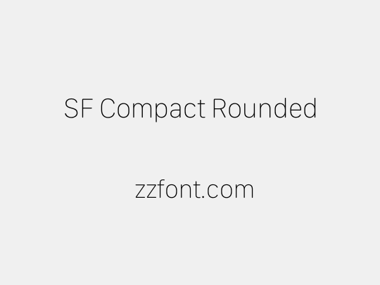 SF Compact Rounded