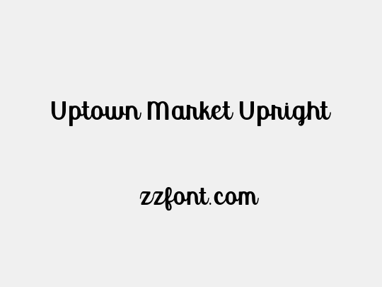 Uptown Market Upright