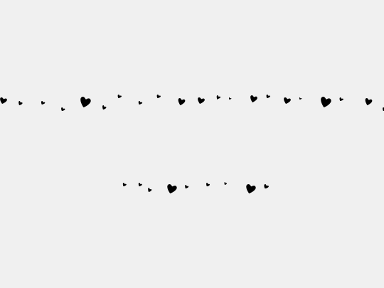 QUIRKY LOVE HEARTS PERSONAL USE