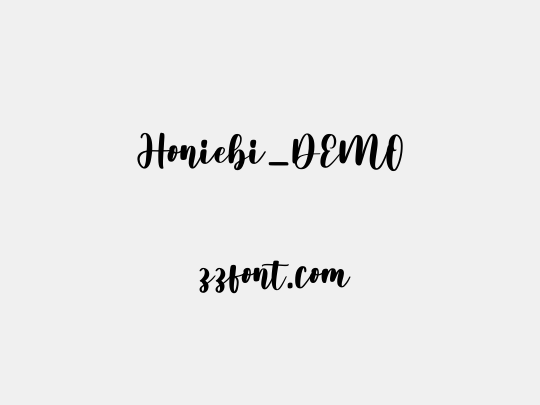 Honiebi_DEMO