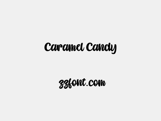 Caramel Candy